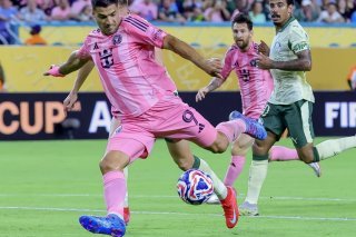 Luis Suarez inscrit le 2-0 KEYSTONE/EPA/CRISTOBAL HERRERA-ULASHKEVICH